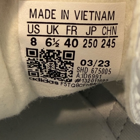 used adidas gazelle bold size us 8 - Picture 6 of 6